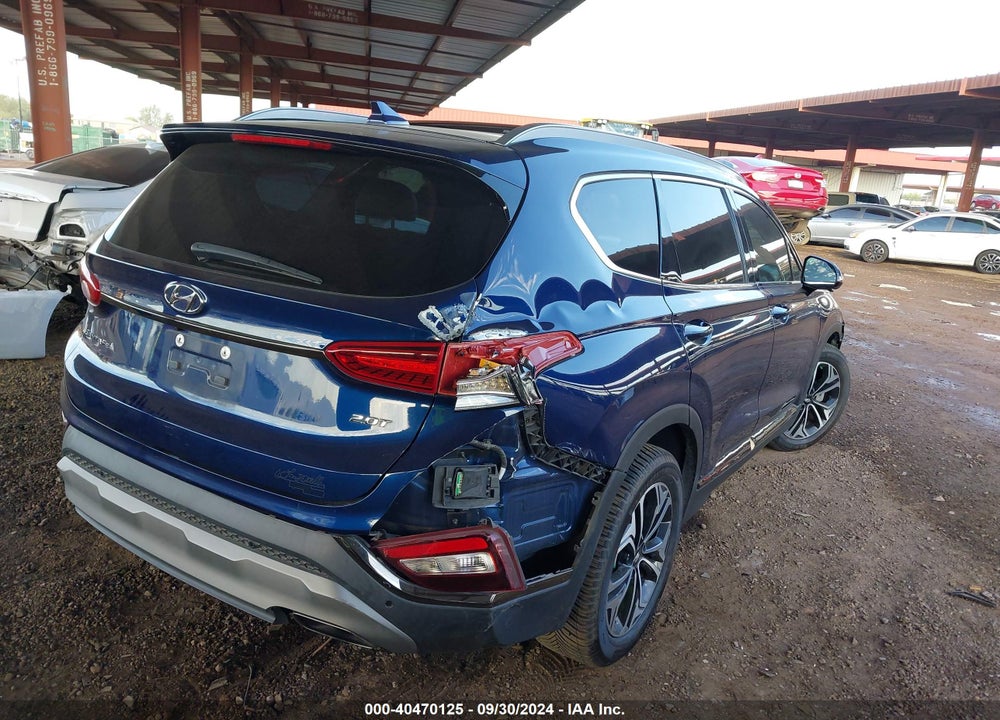 2020 HYUNDAI SANTA FE LIMITED 2.0T VIN: 5NMS53AA9LH275857