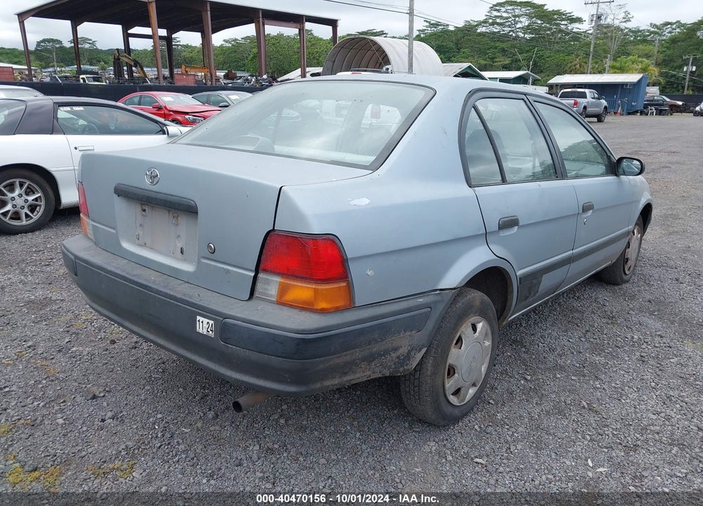 1996 TOYOTA TERCEL DX VIN: JT2BC52L3T7045524