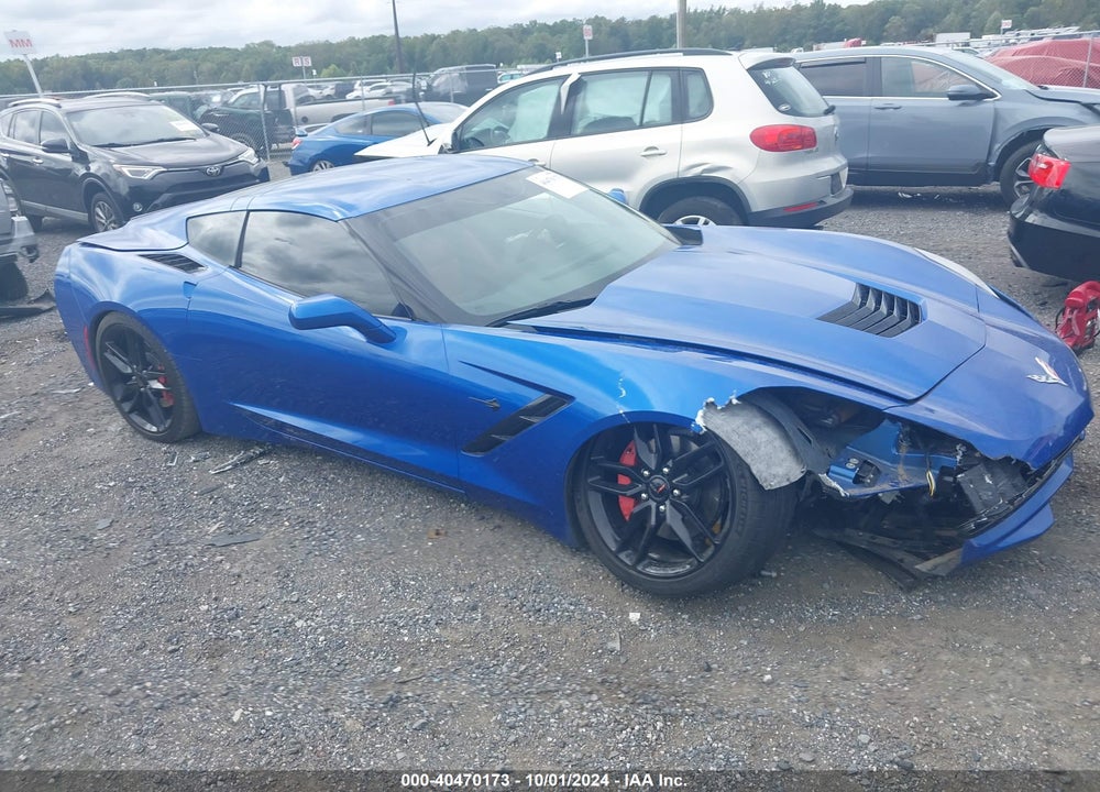 2019 CHEVROLET CORVETTE STINGRAY VIN: 1G1YB2D77K5111434