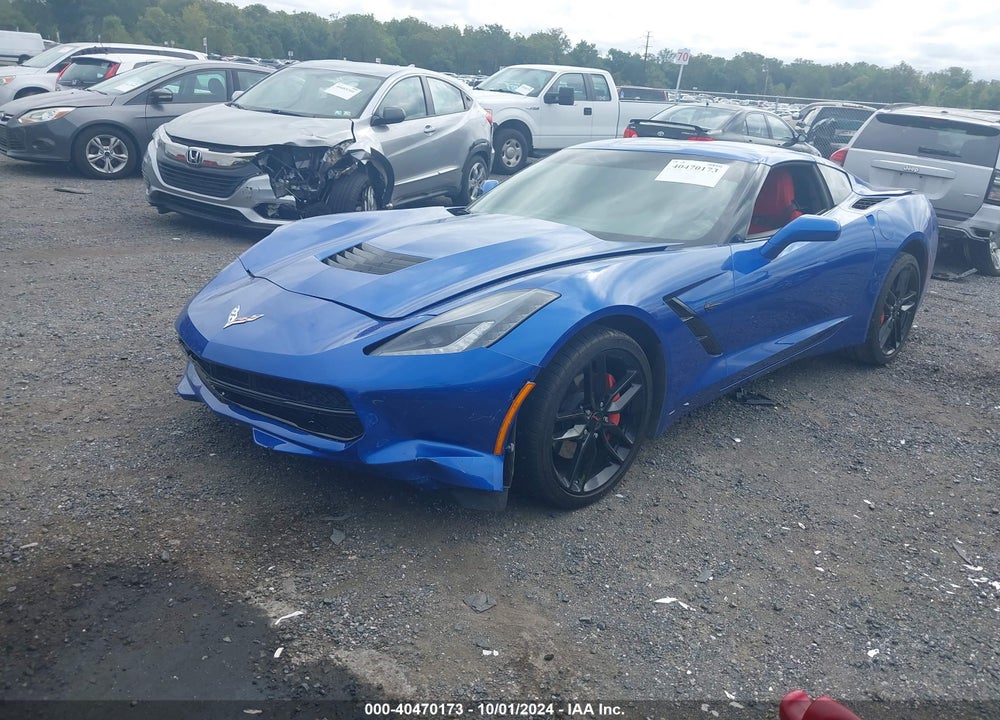 2019 CHEVROLET CORVETTE STINGRAY VIN: 1G1YB2D77K5111434