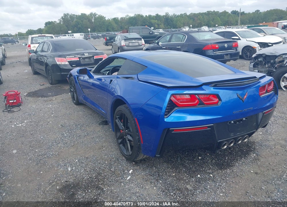 2019 CHEVROLET CORVETTE STINGRAY VIN: 1G1YB2D77K5111434