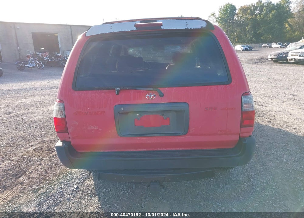 2000 TOYOTA 4RUNNER SR5 V6 VIN: JT3HN86R7Y0277706