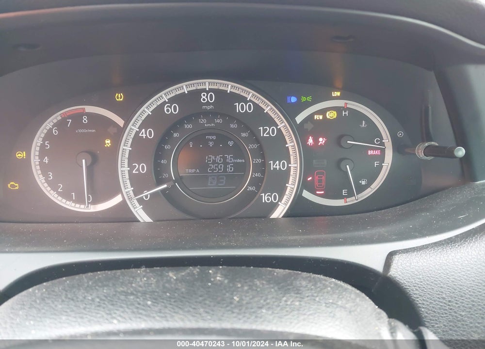 2014 HONDA ACCORD EX-L V-6 VIN: 1HGCR3F80EA040776