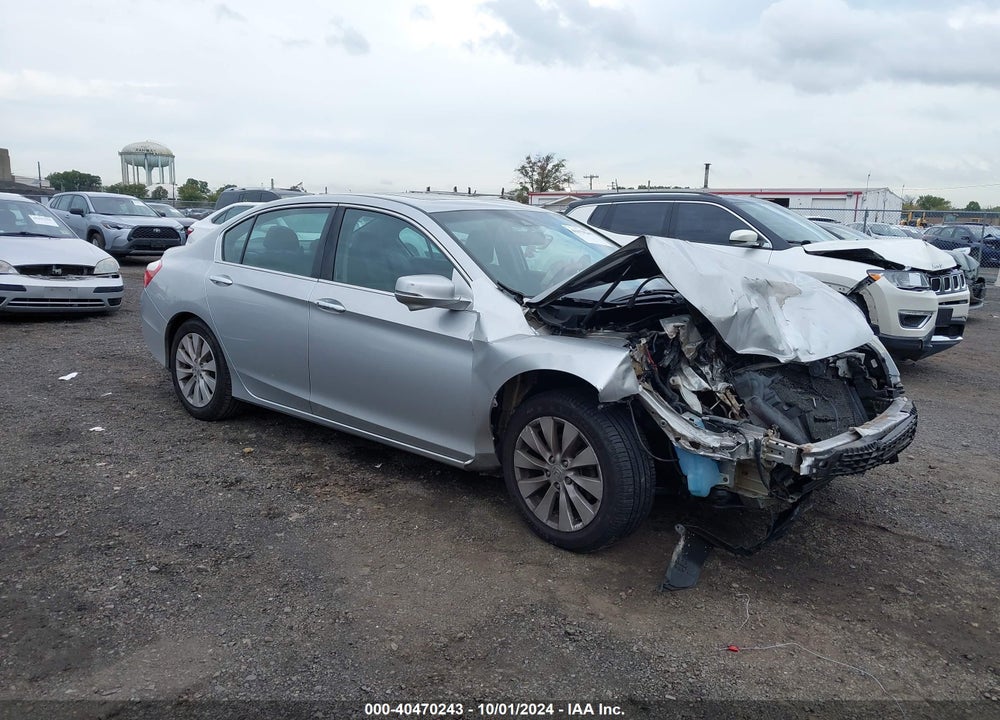 2014 HONDA ACCORD EX-L V-6 VIN: 1HGCR3F80EA040776