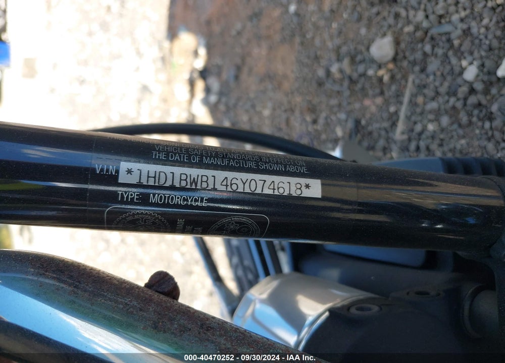 2006 HARLEY-DAVIDSON FLSTCI VIN: 1HD1BWB146Y074618