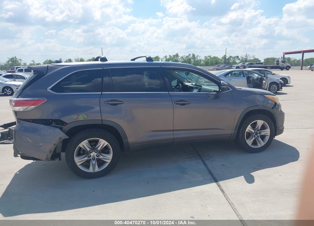 2015 TOYOTA HIGHLANDER LIMITED V6 VIN: 5TDYKRFH4FS061002