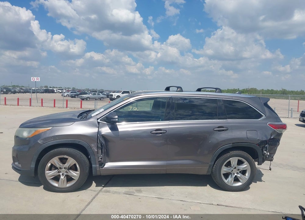 2015 TOYOTA HIGHLANDER LIMITED V6 VIN: 5TDYKRFH4FS061002