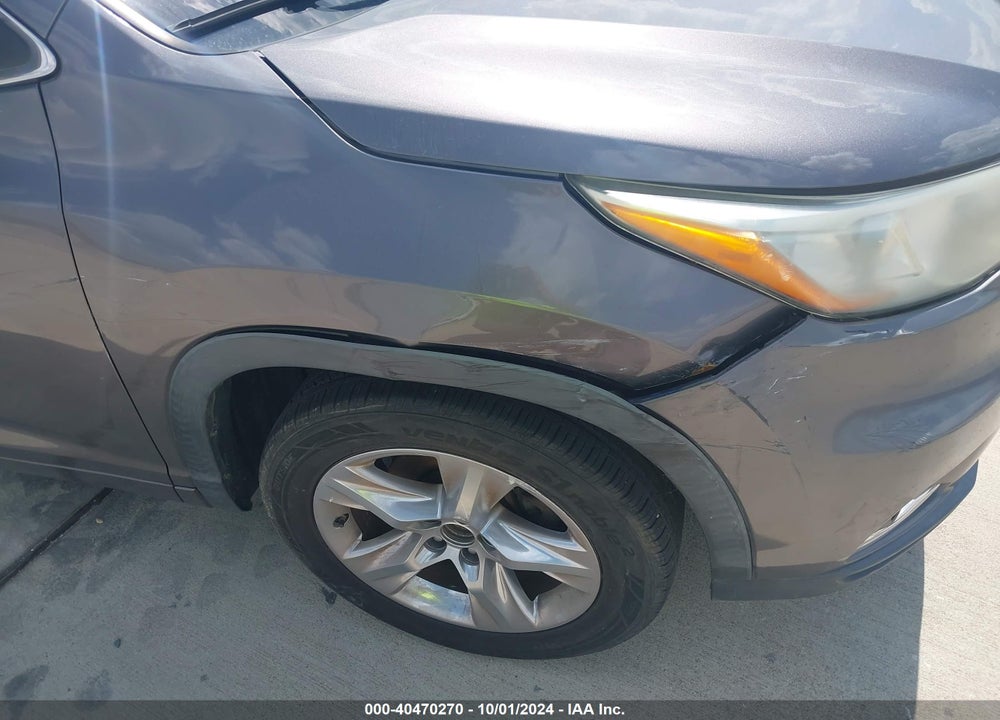 2015 TOYOTA HIGHLANDER LIMITED V6 VIN: 5TDYKRFH4FS061002