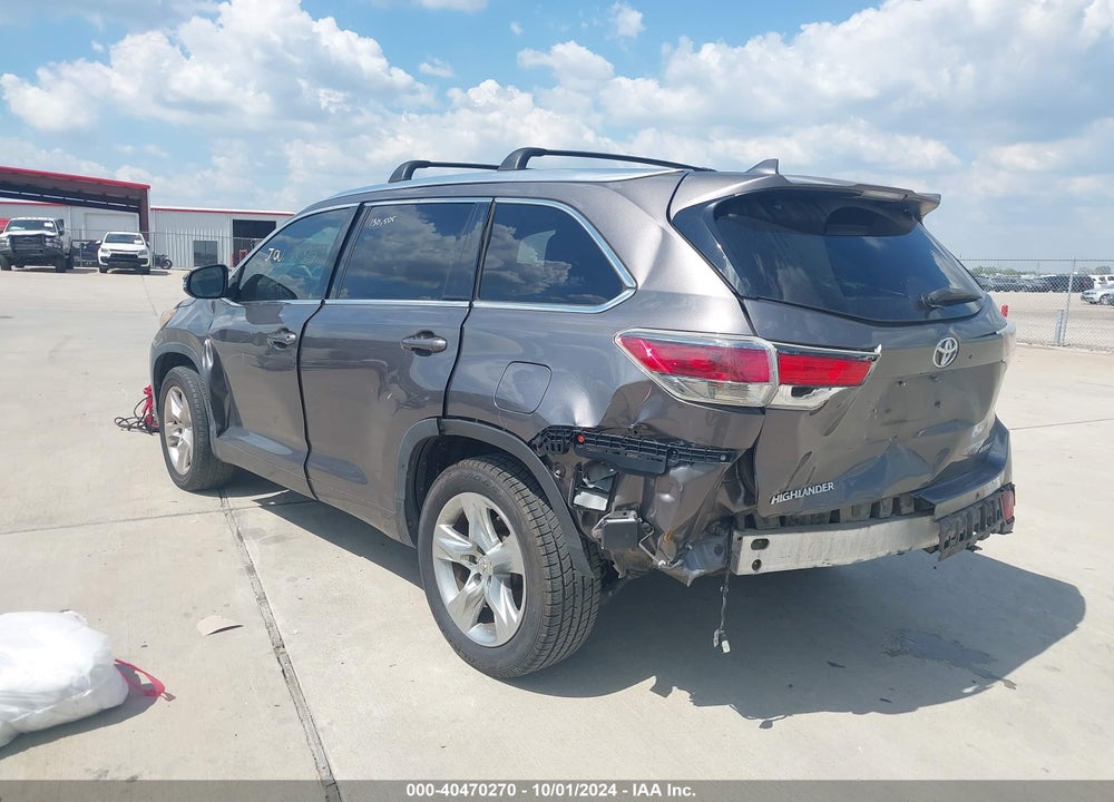 2015 TOYOTA HIGHLANDER LIMITED V6 VIN: 5TDYKRFH4FS061002