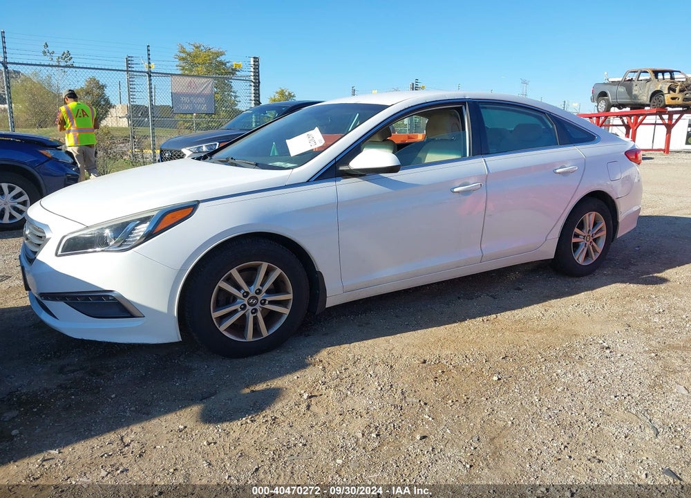 2015 HYUNDAI SONATA SE VIN: 5NPE24AF9FH223496