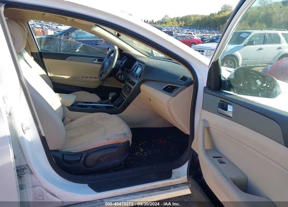 2015 HYUNDAI SONATA SE VIN: 5NPE24AF9FH223496
