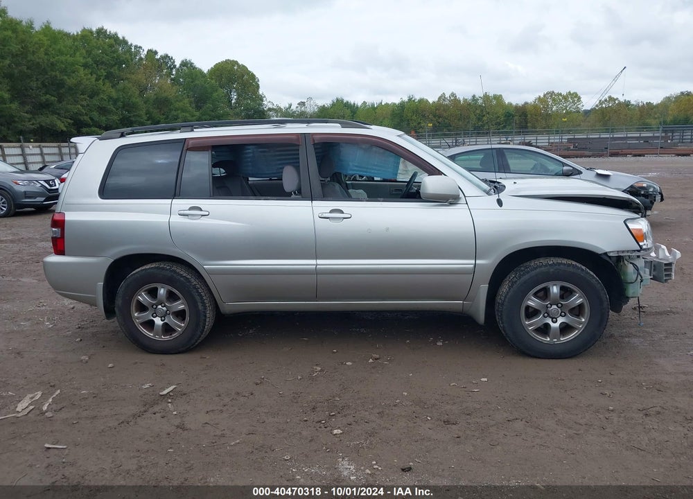 2007 TOYOTA HIGHLANDER V6 VIN: JTEEP21A670216638