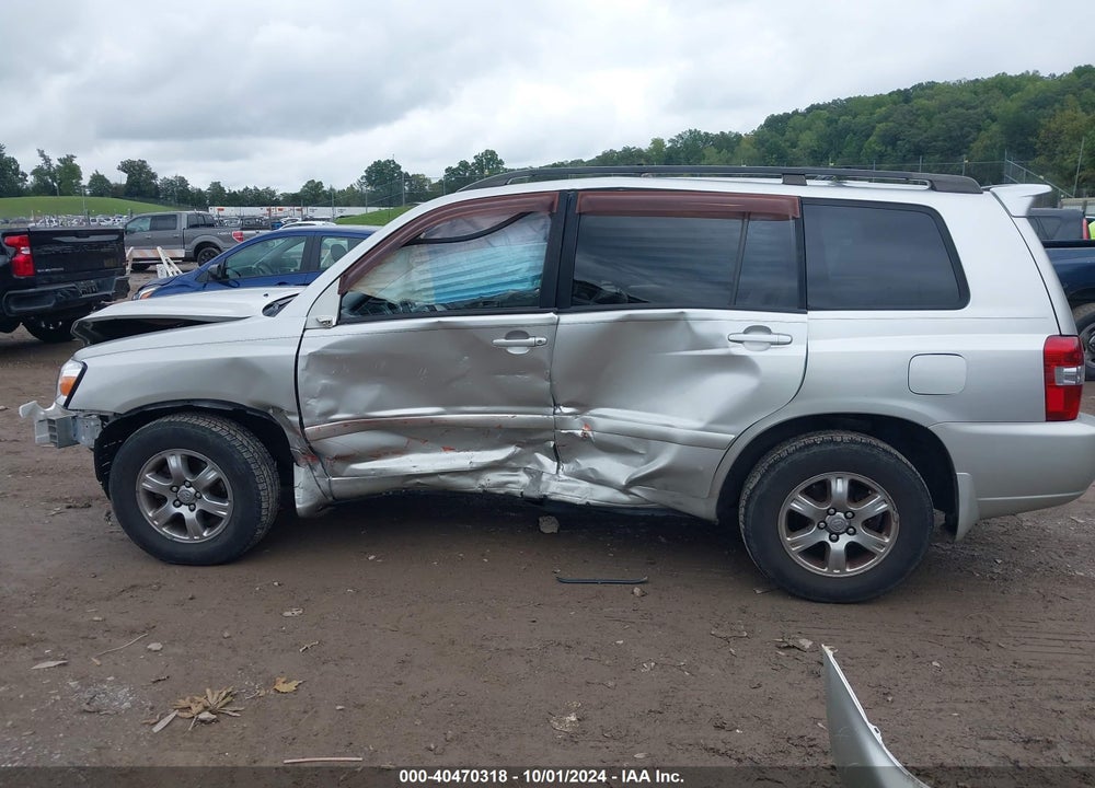 2007 TOYOTA HIGHLANDER V6 VIN: JTEEP21A670216638