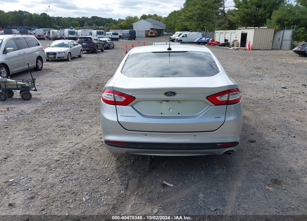 2015 FORD FUSION SE VIN: 3FA6P0H71FR100100