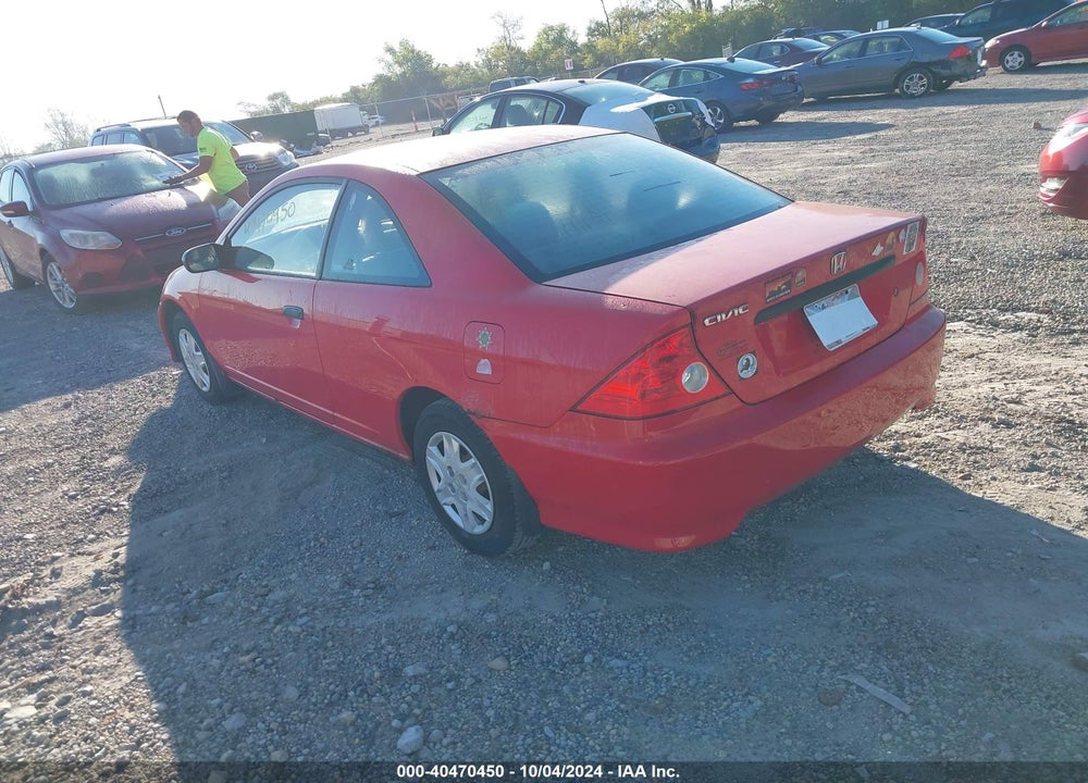 2005 HONDA CIVIC VP VIN: 1HGEM21175L013669
