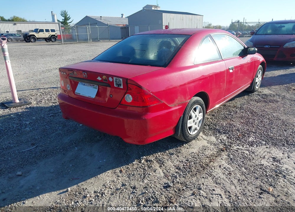 2005 HONDA CIVIC VP VIN: 1HGEM21175L013669