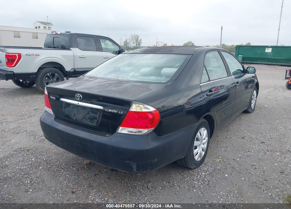 2006 TOYOTA CAMRY LE VIN: 4T1BE32K76U147102