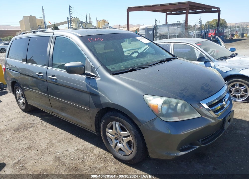 2007 HONDA ODYSSEY EX-L VIN: 5FNRL38727B123358