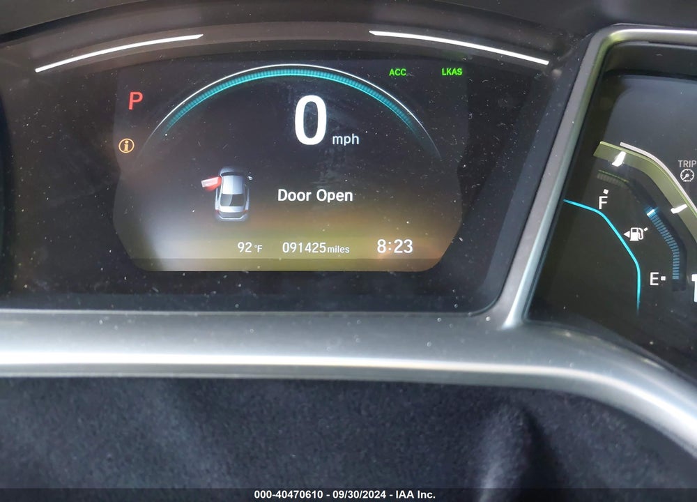 2019 HONDA CIVIC EX VIN: JHMFC1F34KX009592