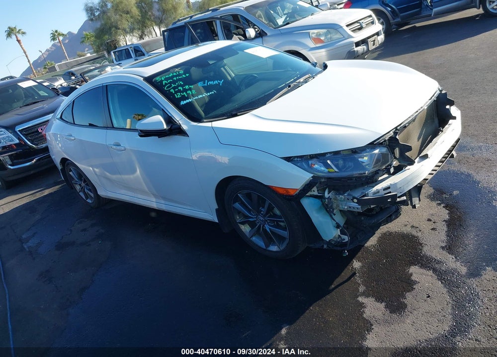 2019 HONDA CIVIC EX VIN: JHMFC1F34KX009592