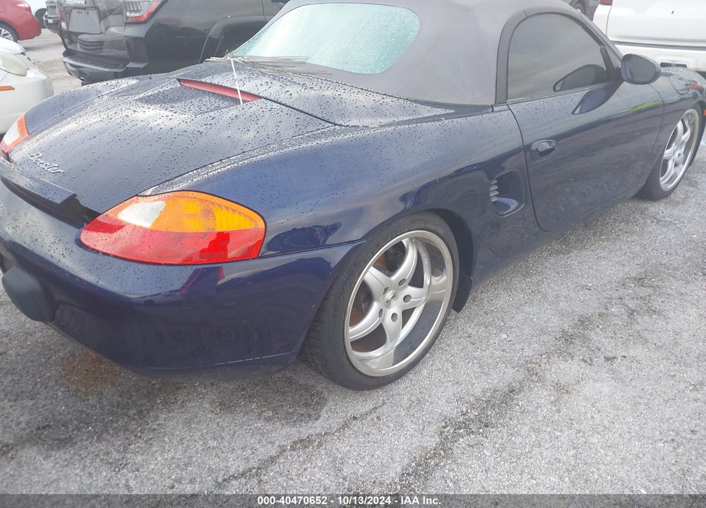 2001 PORSCHE BOXSTER VIN: WP0CA29861U621607