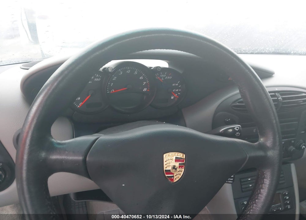 2001 PORSCHE BOXSTER VIN: WP0CA29861U621607