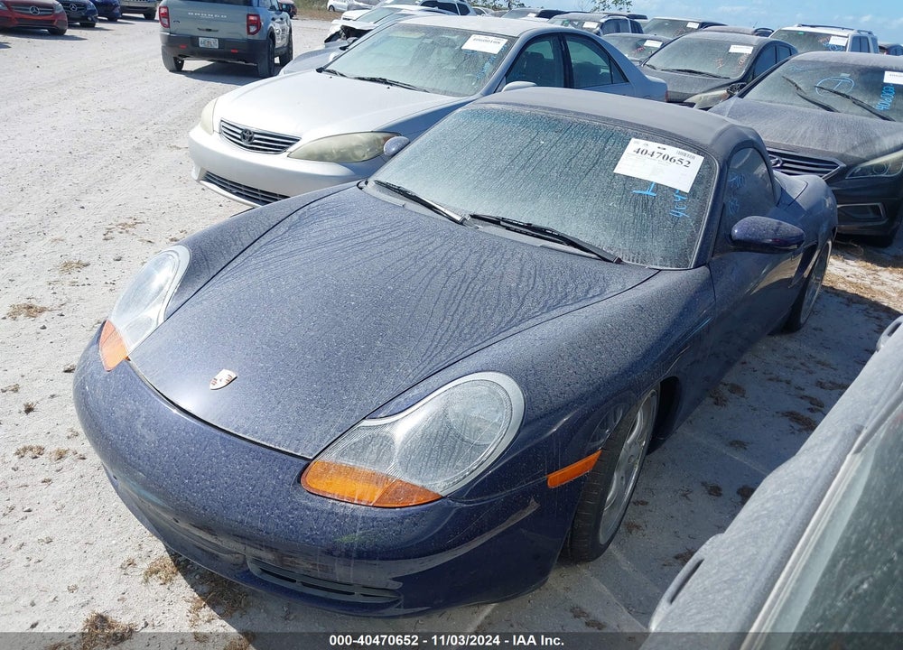 2001 PORSCHE BOXSTER VIN: WP0CA29861U621607