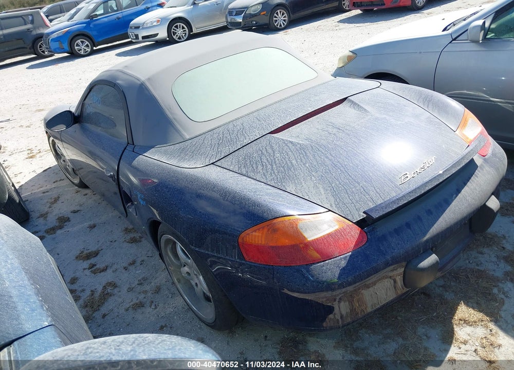 2001 PORSCHE BOXSTER VIN: WP0CA29861U621607