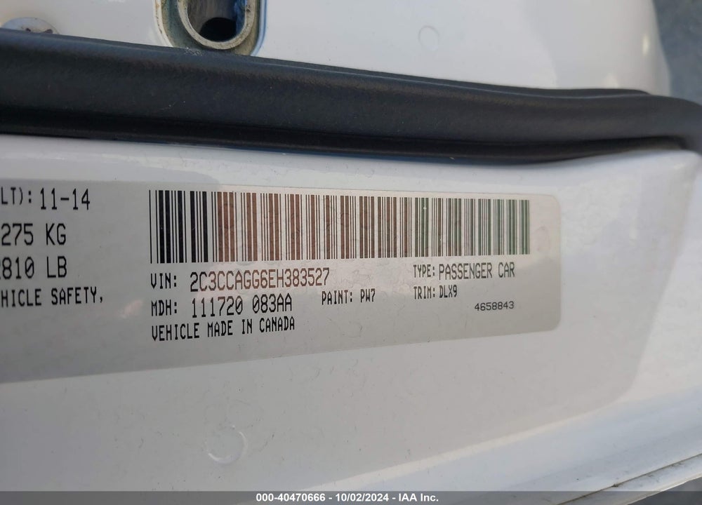 2014 CHRYSLER 300 300S VIN: 2C3CCAGG6EH383527