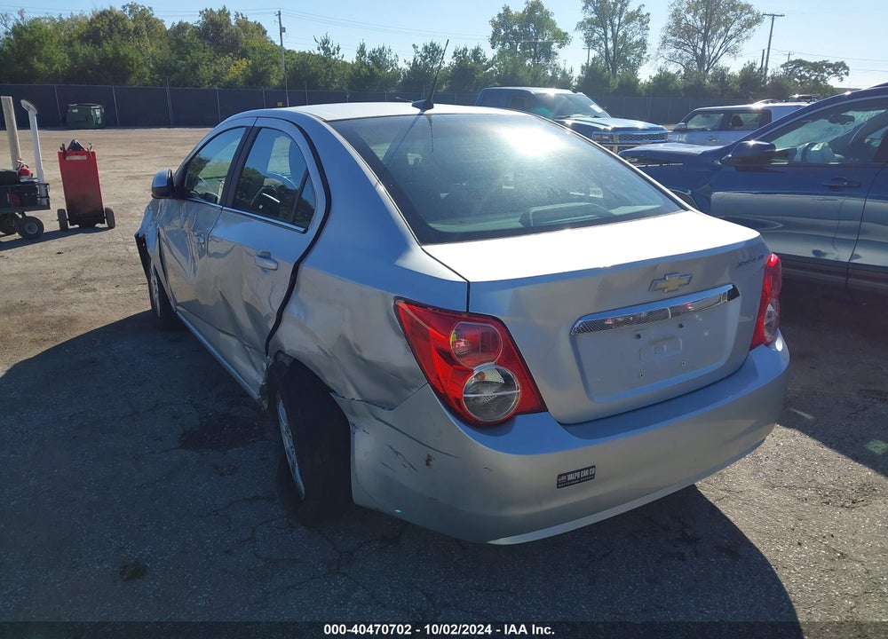 2013 CHEVROLET SONIC LT AUTO VIN: 1G1JC5SGXD4157870