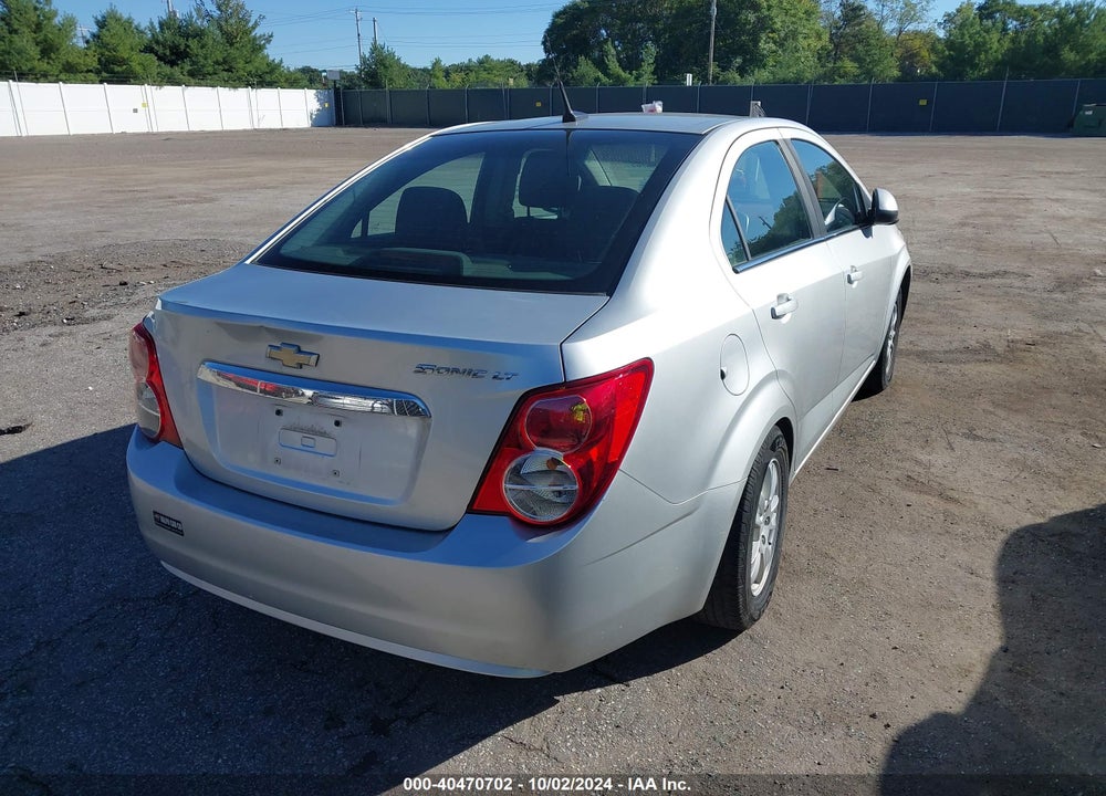 2013 CHEVROLET SONIC LT AUTO VIN: 1G1JC5SGXD4157870