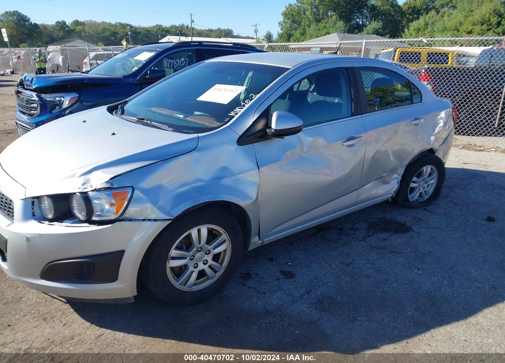 2013 CHEVROLET SONIC LT AUTO VIN: 1G1JC5SGXD4157870
