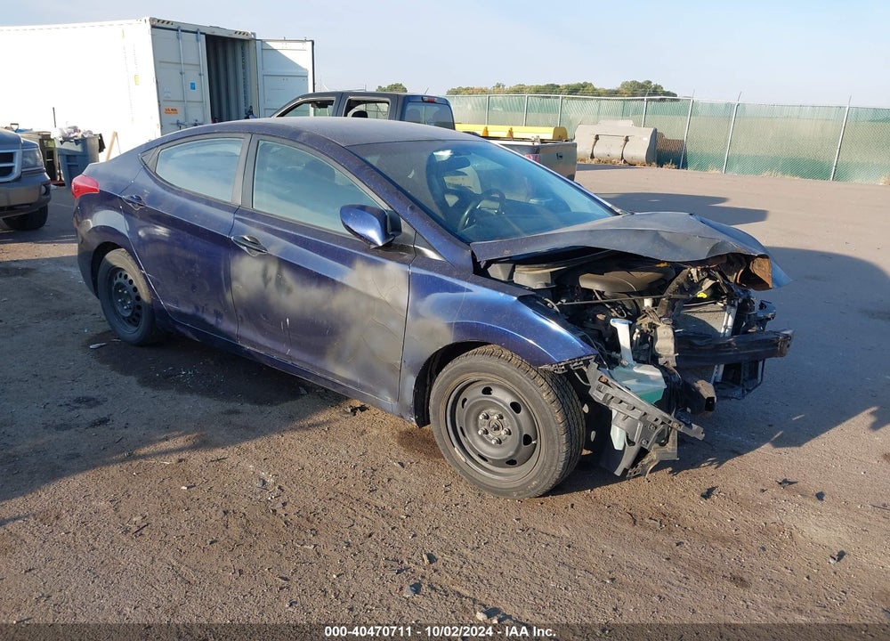2011 HYUNDAI ELANTRA GLS VIN: 5NPDH4AE5BH032315