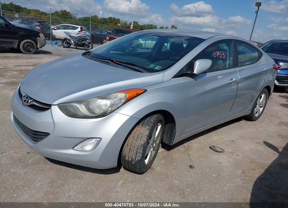 2012 HYUNDAI ELANTRA GLS VIN: 5NPDH4AEXCH064999