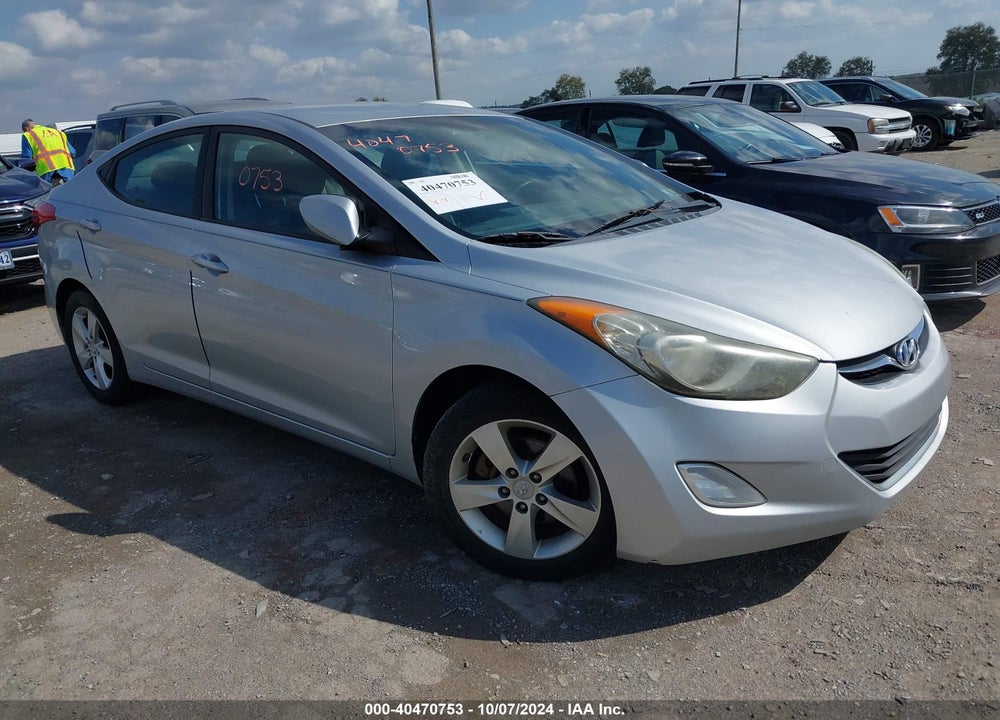 2012 HYUNDAI ELANTRA GLS VIN: 5NPDH4AEXCH064999