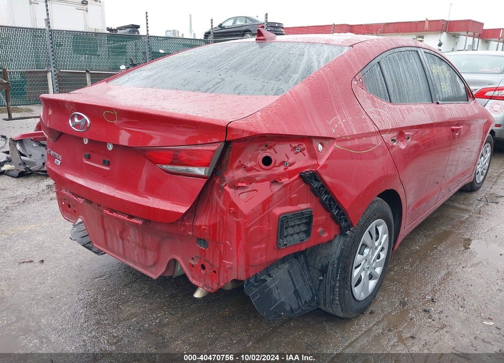 2017 HYUNDAI ELANTRA SE VIN: KMHD74LFXHU429019
