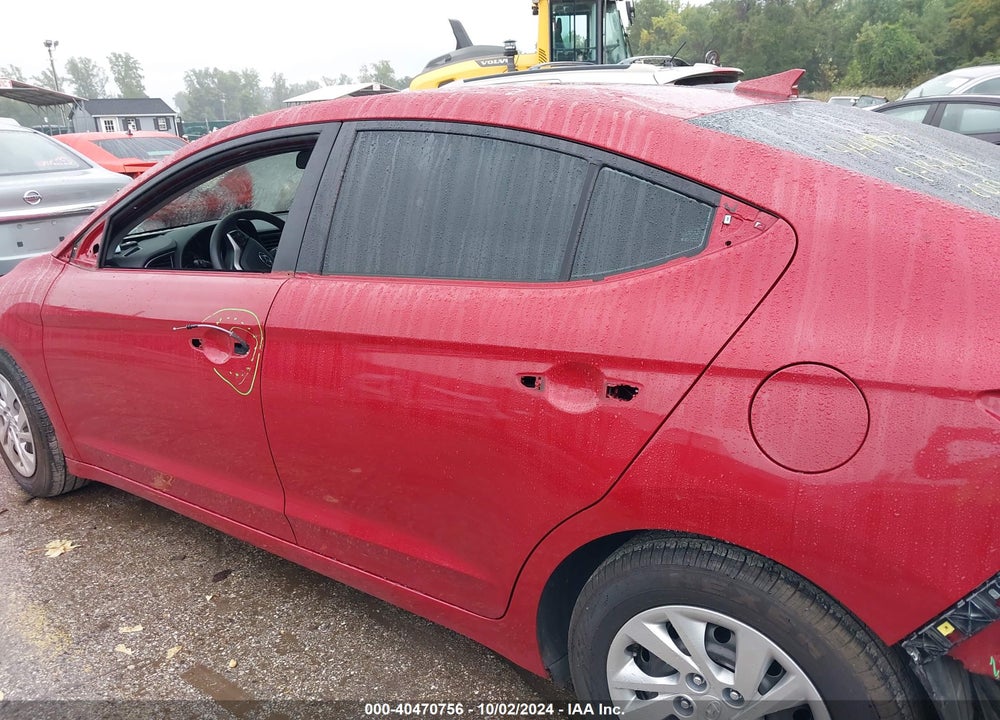 2017 HYUNDAI ELANTRA SE VIN: KMHD74LFXHU429019