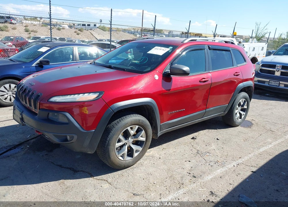 2014 JEEP CHEROKEE TRAILHAWK VIN: 1C4PJMBS4EW158749