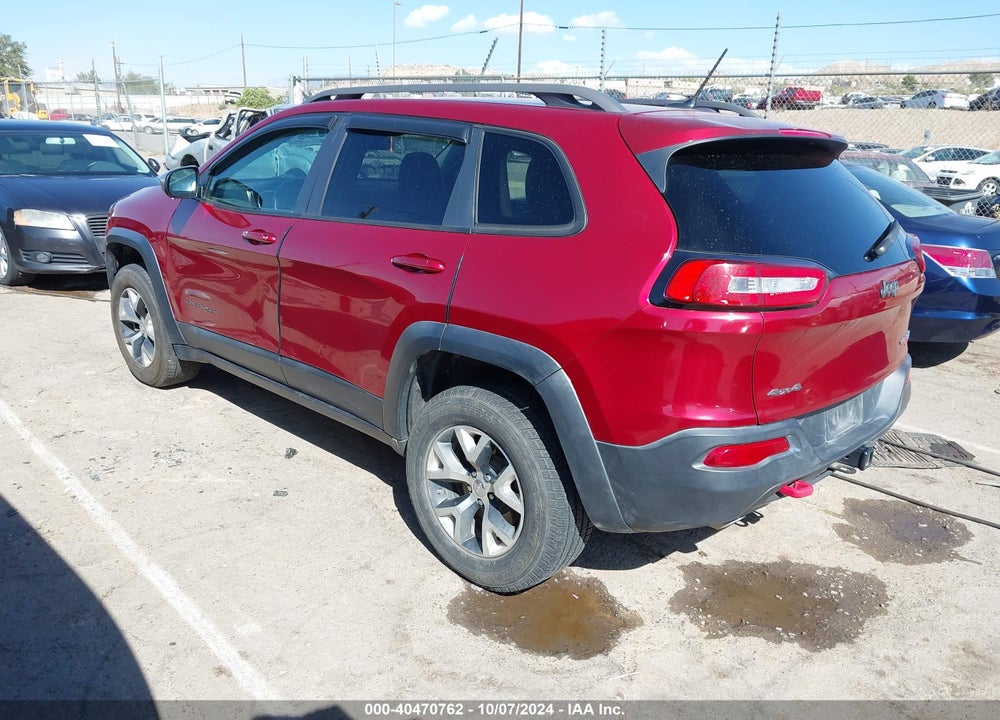 2014 JEEP CHEROKEE TRAILHAWK VIN: 1C4PJMBS4EW158749