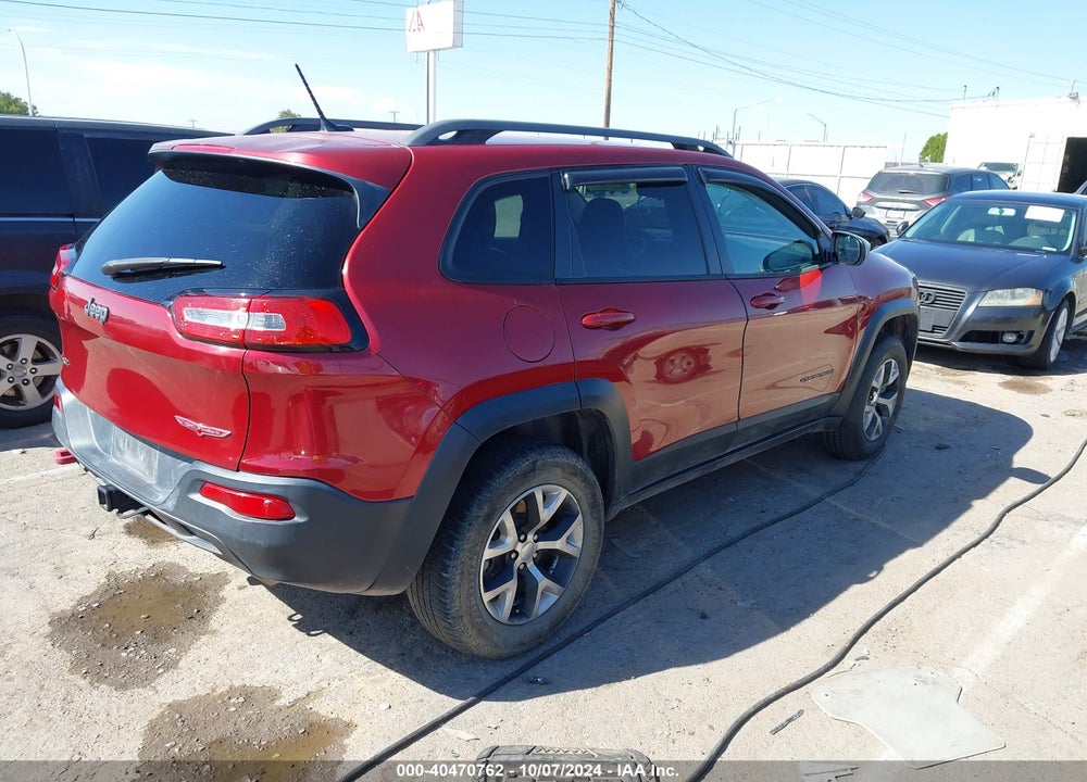 2014 JEEP CHEROKEE TRAILHAWK VIN: 1C4PJMBS4EW158749