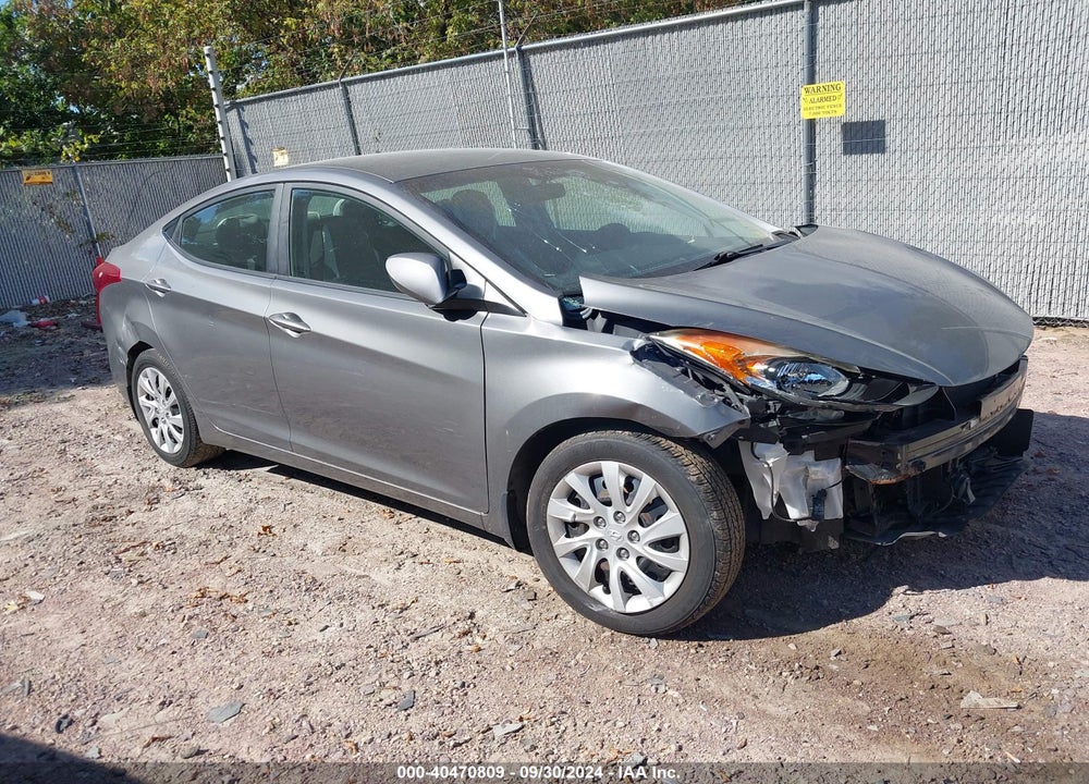 2013 HYUNDAI ELANTRA GLS VIN: 5NPDH4AE3DH171927