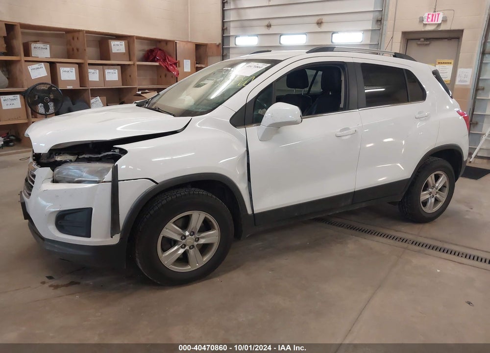 2016 CHEVROLET TRAX LT VIN: 3GNCJPSB9GL265120