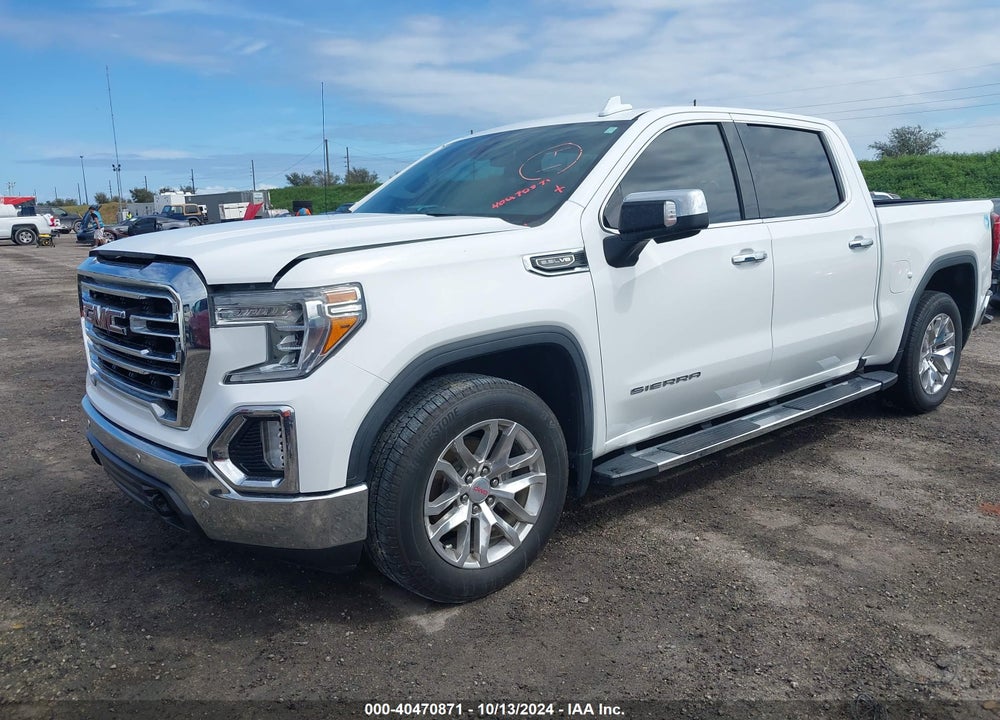 2021 GMC SIERRA 1500 2WD SHORT BOX SLT VIN: 3GTP8DED2MG207193