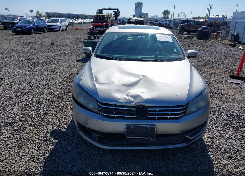 2013 VOLKSWAGEN PASSAT 2.0L TDI SE VIN: 1VWBN7A34DC065883