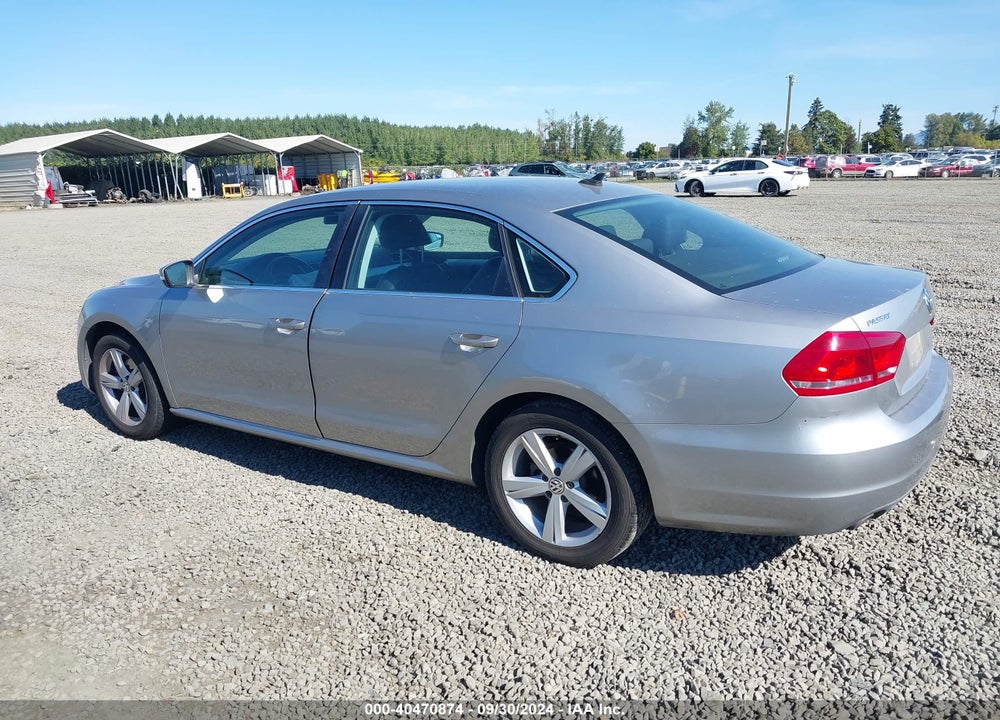 2013 VOLKSWAGEN PASSAT 2.0L TDI SE VIN: 1VWBN7A34DC065883