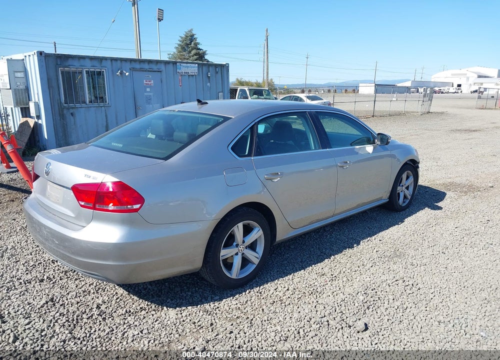 2013 VOLKSWAGEN PASSAT 2.0L TDI SE VIN: 1VWBN7A34DC065883