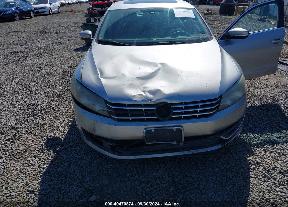 2013 VOLKSWAGEN PASSAT 2.0L TDI SE VIN: 1VWBN7A34DC065883