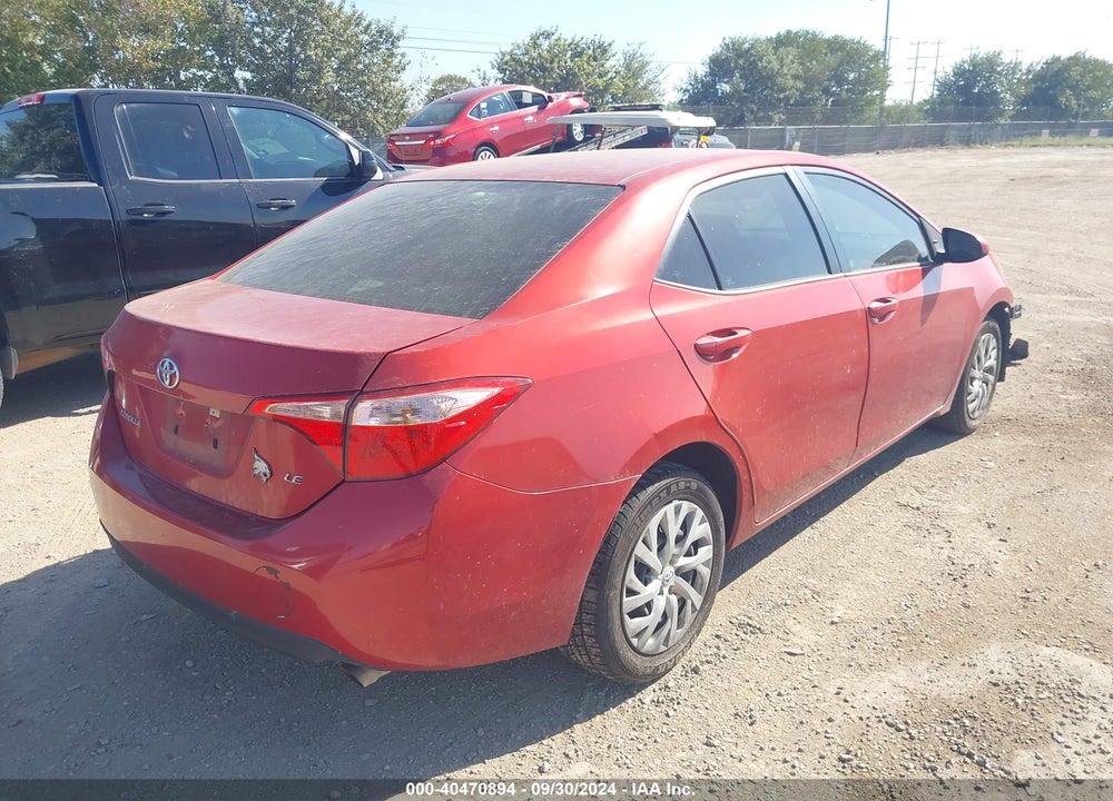 2017 TOYOTA COROLLA LE VIN: 5YFBURHE2HP615247