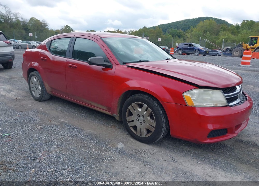 2013 DODGE AVENGER SE V6 VIN: 1C3CDZAG6DN749416