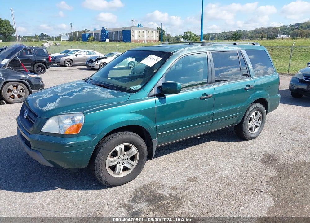 2003 HONDA PILOT EX VIN: 2HKYF18473H504535